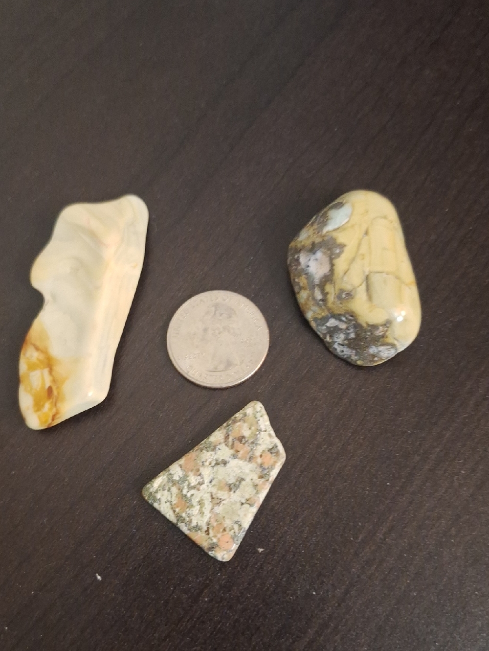 3 Polished Stones Rocks - Picture 3 of 4